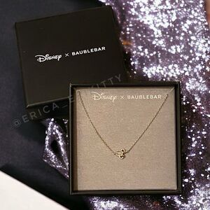 Baublebar Disney Minnie Mouse Ears Headband Necklace Cubic Zirconia